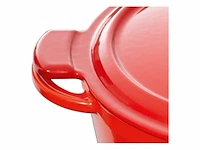 Fontignac main libres braadpan ovaal 29 cm rood - afbeelding 2 van  2