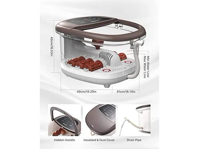 Foot spa massager luxe - afbeelding 5 van  5