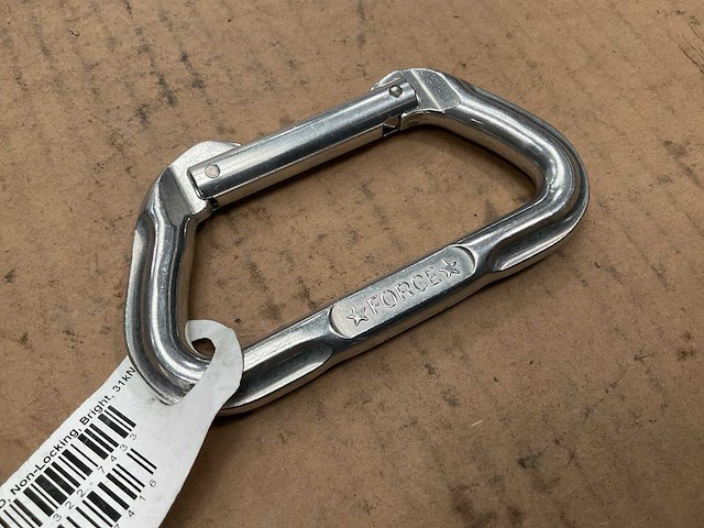 Force d-vormig karabijnhaak (5x) - afbeelding 1 van  4