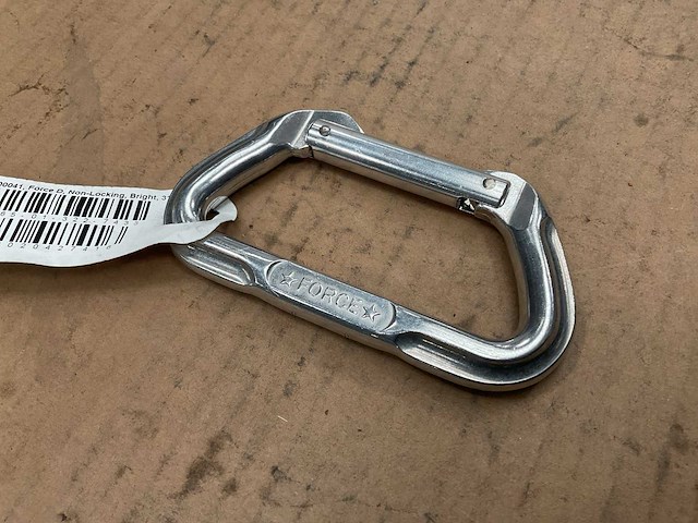 Force d-vormig karabijnhaak (5x) - afbeelding 2 van  4