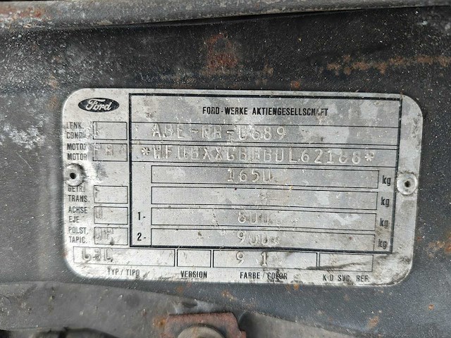 Ford - 1983 - sierra - 2.8 v6 xr4 inj. - personenauto - oldtimer - afbeelding 30 van  36