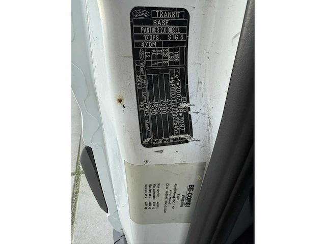 Ford - transit - be trekker - be oplegger leon verburgt - bedrijfswagen - afbeelding 21 van  39