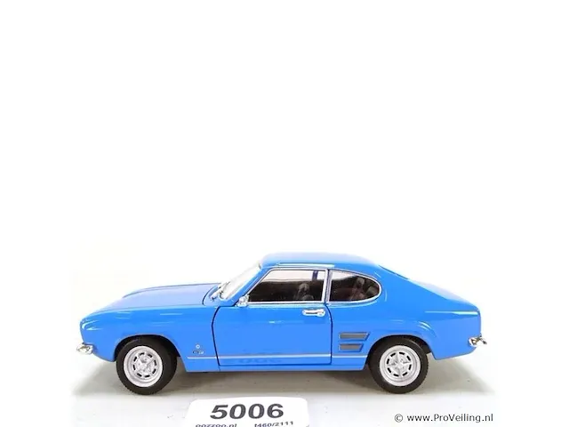 Ford capri (1969) blauw - afbeelding 2 van  5