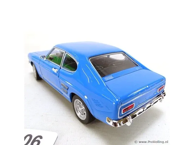 Ford capri (1969) blauw - afbeelding 3 van  5