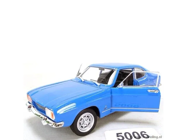 Ford capri (1969) blauw - afbeelding 4 van  5