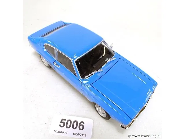 Ford capri (1969) blauw - afbeelding 5 van  5