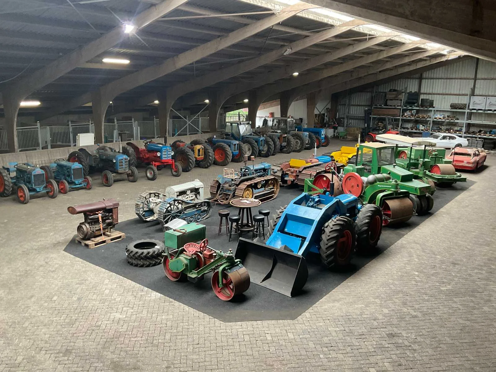 Ford county tractoren uit privé verzameling
