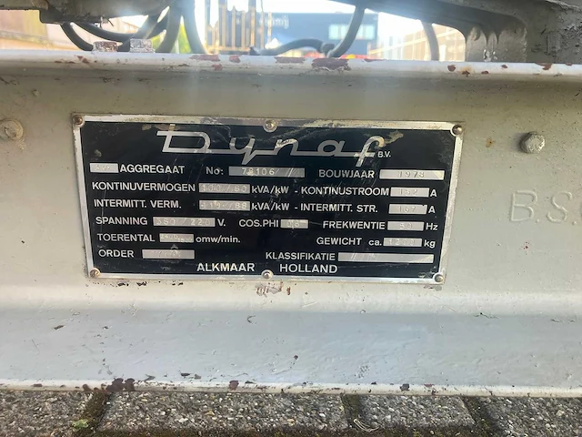Ford / dynaf - generator set 100 kva - stroomgenerator - afbeelding 12 van  13