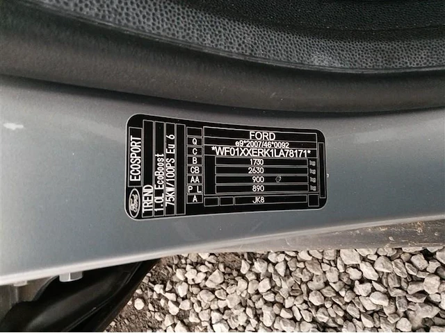 Ford ecosport, 2020 - afbeelding 6 van  23