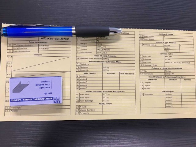 Ford explorer 3.0 plug-in hybrid 4x4 st-line 2021 | a0-78-33 - afbeelding 25 van  35