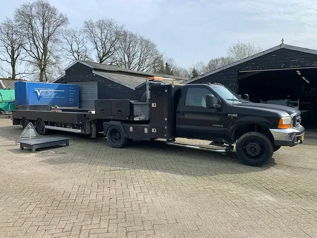 Ford f-450 super duty met schotel + bart veldhuizen trailer - afbeelding 11 van  18