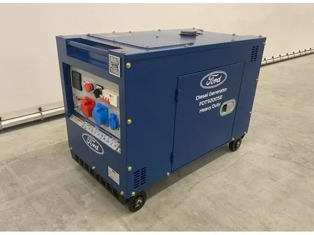 Ford fdt10200se 3phase dieselgenerator 7.9kva - afbeelding 1 van  9