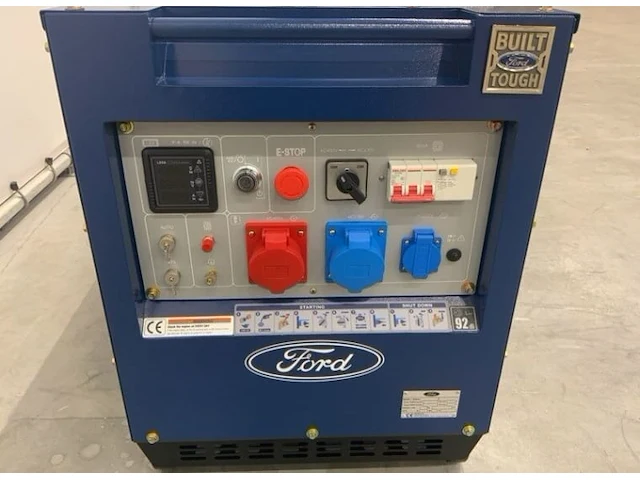 Ford fdt10200se 3phase dieselgeneratorset 7.9kva - afbeelding 3 van  9