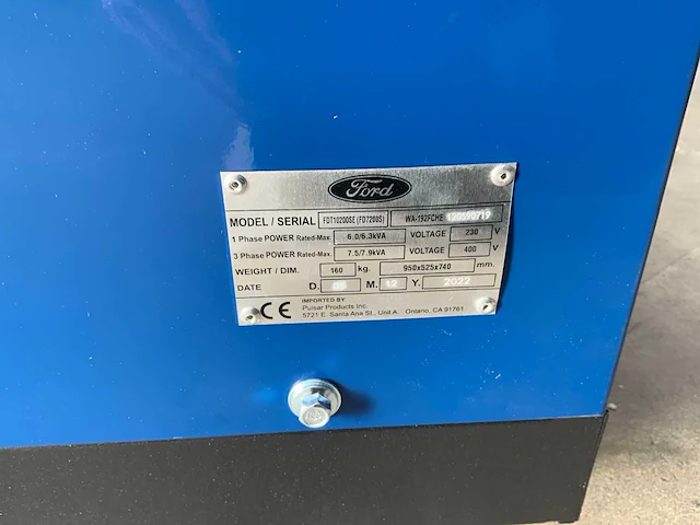 Ford fdt10200se 3phase stroomgenerator - afbeelding 9 van  9