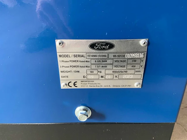 Ford fdt10200se 3phase stroomgenerator - afbeelding 2 van  10