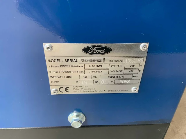 Ford fdt10200se 3phase stroomgenerator - afbeelding 9 van  9