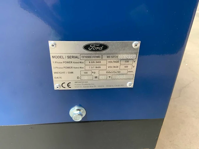 Ford fdt10200se 3phase stroomgenerator - afbeelding 9 van  9