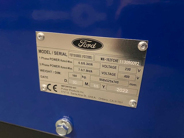 Ford fdt10200se stroomgenerator - afbeelding 13 van  13
