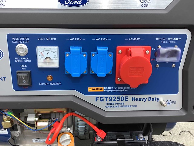 Ford fgt-9250e 230/400 volt e-start stroomgenerator - afbeelding 2 van  21