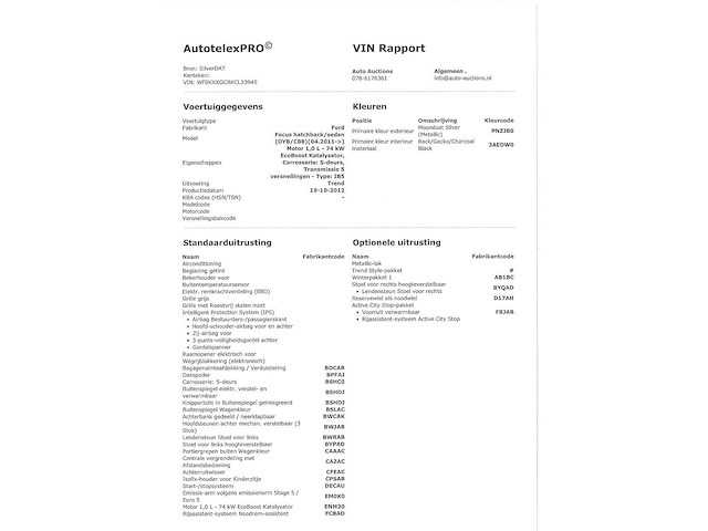 Ford focus 1.0 ecob lease trend 2012, jjt-74-d - afbeelding 19 van  29