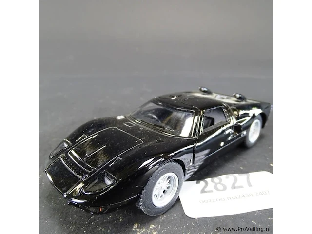 Ford gt40 mkii (1966) zwart - afbeelding 1 van  3