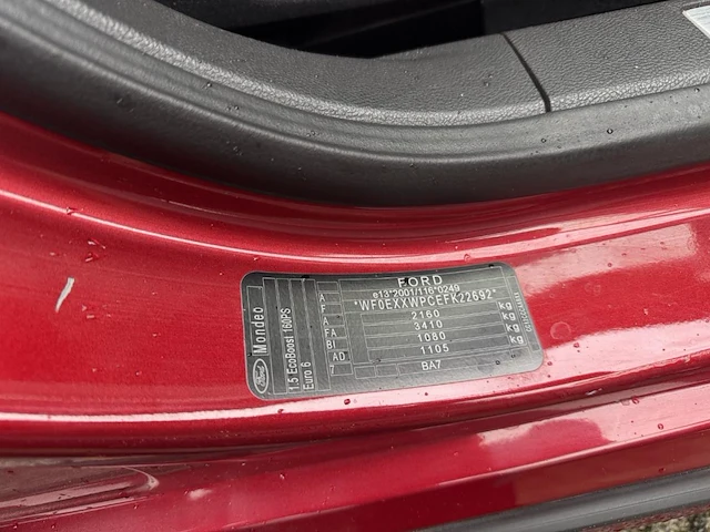 Ford mondeo 5p d,2015 - afbeelding 18 van  26