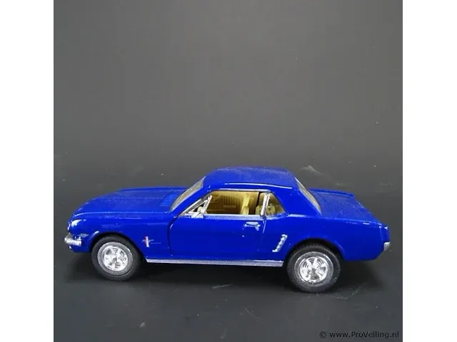Ford mustang (1964) blauw - afbeelding 2 van  5