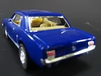 Ford mustang (1964) blauw - afbeelding 3 van  5
