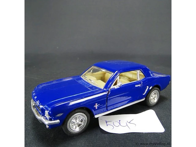 Ford mustang (1964) blauw - afbeelding 1 van  5