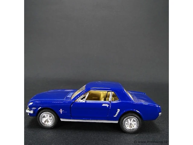 Ford mustang (1964) blauw - afbeelding 2 van  5