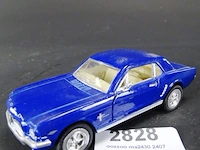 Ford mustang (1964) blauw - afbeelding 1 van  3