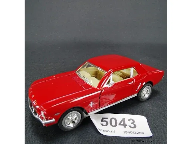 Ford mustang (1964) rood - afbeelding 1 van  5