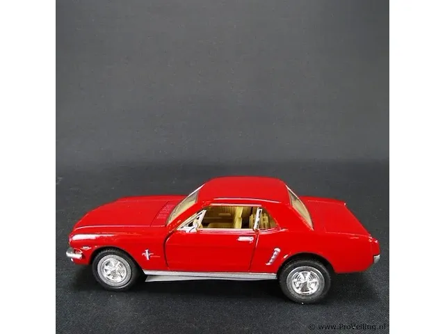 Ford mustang (1964) rood - afbeelding 2 van  5