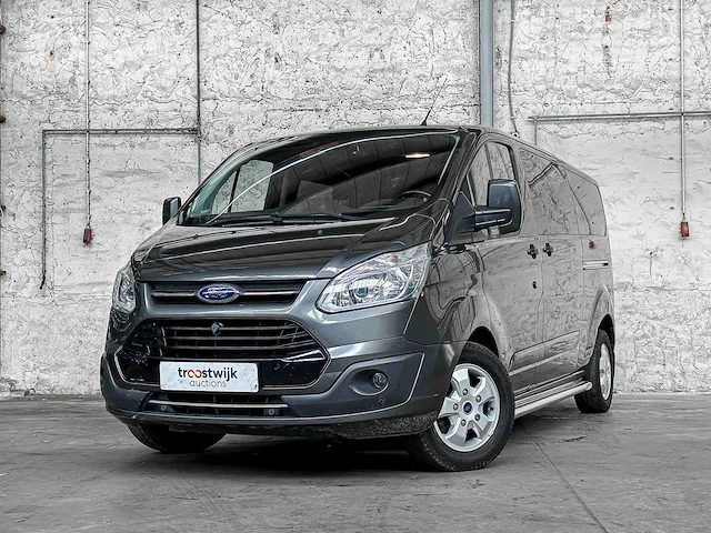 Ford transit custom 290 2.0 tdci l2h1ldc dubbele cabine 170pk 2017, v-477-hz - afbeelding 1 van  49