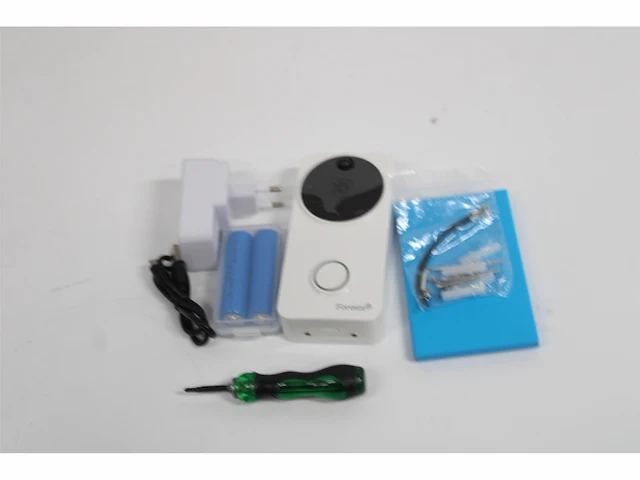 Foresta video deurbel camera videofoon met ontvanger eufy deurbel bewegingssensor wit - afbeelding 1 van  1