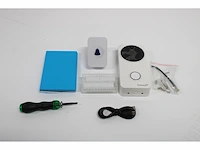 Foresta video deurbel camera videofoon met ontvanger eufy deurbel bewegingssensor wit - afbeelding 1 van  1