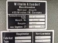Formaatzaag altendorf, f-45, bouwjaar 1987 - afbeelding 10 van  20