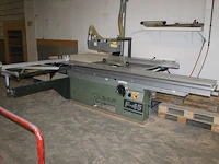 Formaatzaag altendorf type f-45. bouwjaar 1991. machinenummer 91-10-118. maximale doorsnede zaagblad 35 cm.