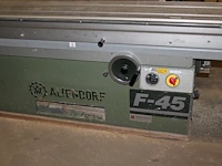 Formaatzaag altendorf type f-45. bouwjaar 1991. machinenummer 91-10-119. maximale doorsnede zaagblad 35 cm. - afbeelding 2 van  3