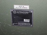 Formaatzaag altendorf type f-45. bouwjaar 1991. machinenummer 91-10-119. maximale doorsnede zaagblad 35 cm. - afbeelding 3 van  3