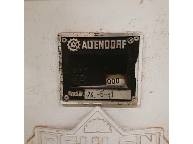 Formaatzaag, altendorf, wit - afbeelding 5 van  21