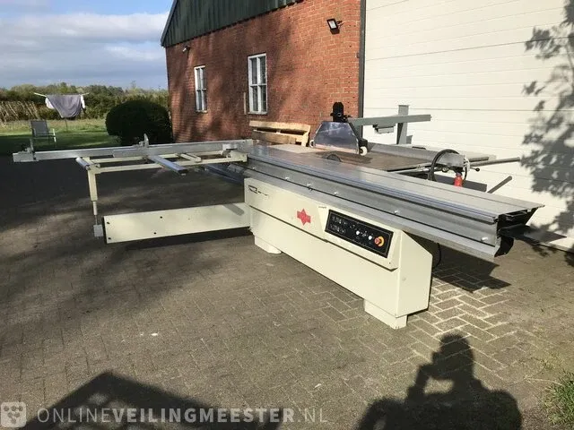 Formaatzaagmachine met voorritser 3200 mm peulen - afbeelding 2 van  8