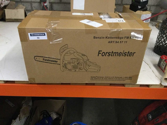Forstmeister - fmbk 55/50 - kettingzaag op benzine - afbeelding 2 van  4