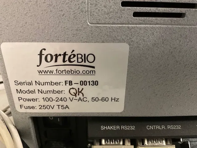Fortebio - octet qk - fortebio - octet qk - analytische apparaat - afbeelding 5 van  7