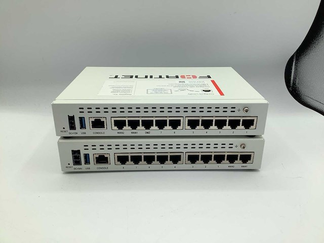Fortinet fortigate 60e/60e-poe firewall (2x) - afbeelding 4 van  5