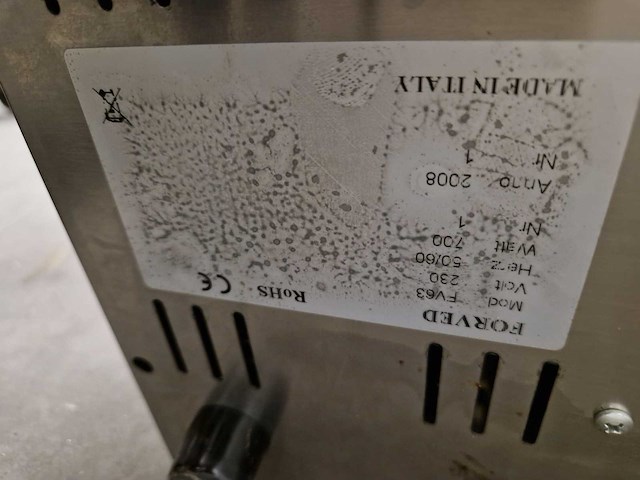 Forved - warmhoudvitrine - afbeelding 2 van  2