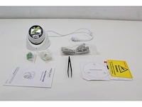 Foscam t8ep beveiligingscamera uhd poe ip camera geluid en lichtalarm wit - afbeelding 1 van  2