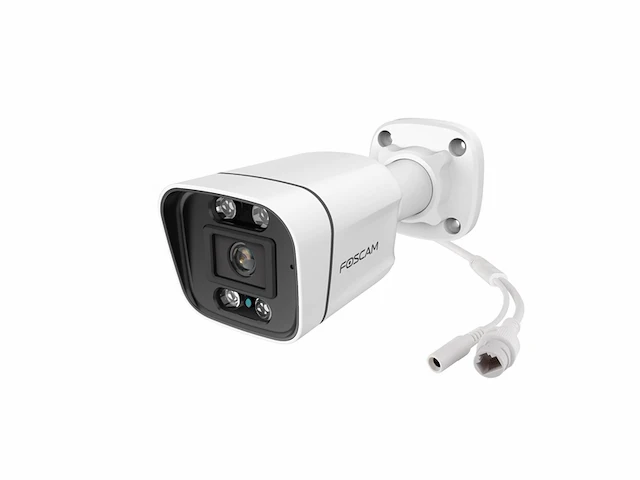 Foscam v8epw beveiligingscamera 8mp - uhd poe ip beveiligingscamera- persoons en voertuig detectie zwart - afbeelding 2 van  4