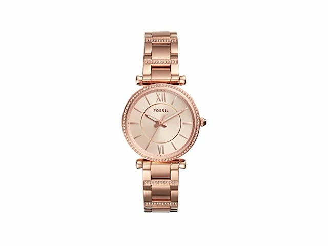 Fossil carlie es4301 dames horloge goud - afbeelding 1 van  1