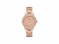 Fossil dameshorloge jesse roestvrij staal 34 mm rosékleurig - afbeelding 1 van  2